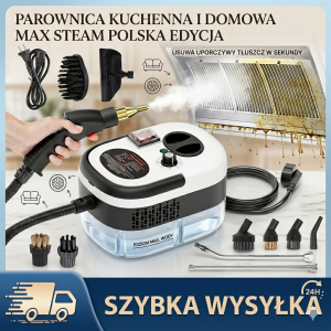 ParoGrom 2500 – Profesjonalna Myjka Parowa 2500W | Zbiornik 1.6L | Ciśnienie do zadań specjalnych